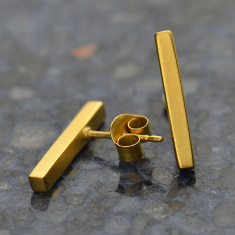 Gold Stud Earrings