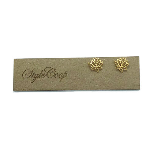 Lotus blossom studs