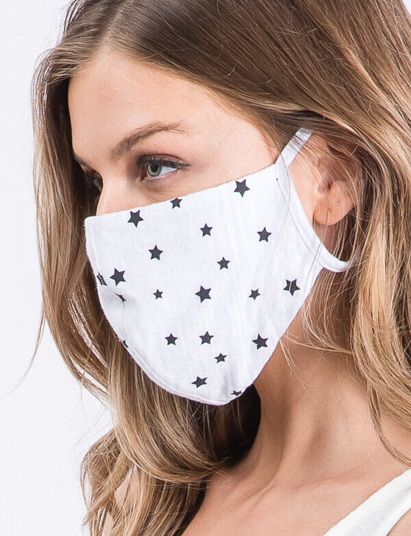 Cotton Face Mask Stars