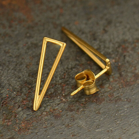 Triangle Earrings Studs